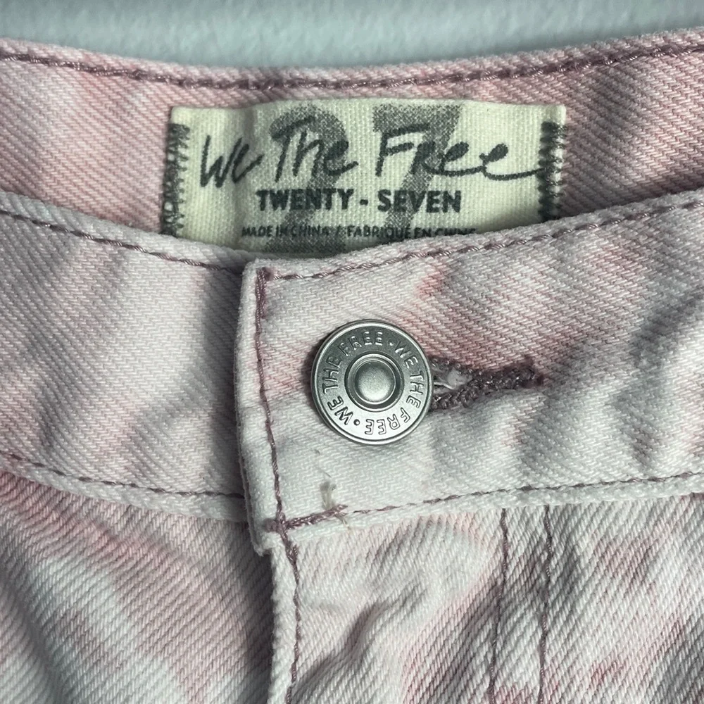 We the Free Pink Denim Bermuda Shorts‎ Size 27